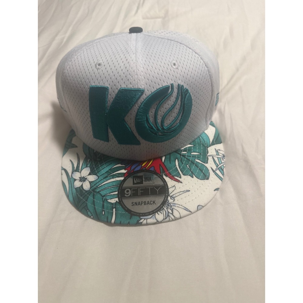 New Era 9FIFTY Vancouver Canucks Kevin Bieksa Snapback Hat White Floral Teal